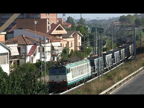 E.652.014 con tramogge a Monterotondo - E.652.014 with hopper wagons in Monterotondo