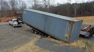 Shipping Container Shop Build...How to buy, cost, delivery and more! Part 1