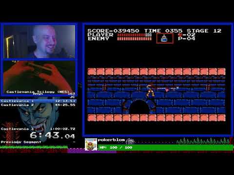 Castlevania I, II & III beaten in under an hour!