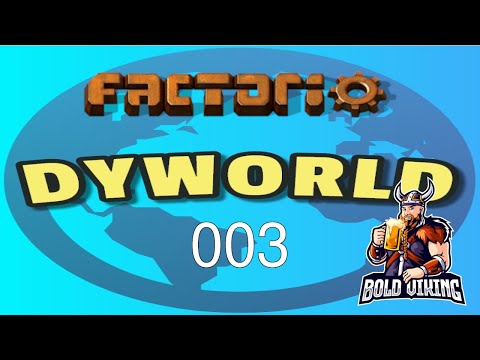 Factorio - DyWorld - 003 - Welcome to the first power plant!