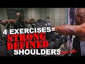 4 Exercises = Strong, Defined SHOULDERS Part Two