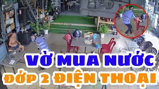 Giả vờ mua nước rồi TR.ỘM liền 2 chiếc điện thoại, cái kết bỏ chạy thục mạng!