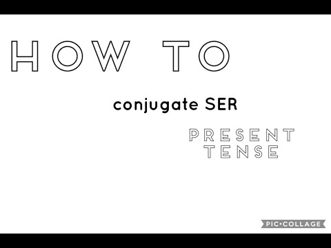 SPANISH HOW TO - PRESENT TENSE SER CONJUGATION