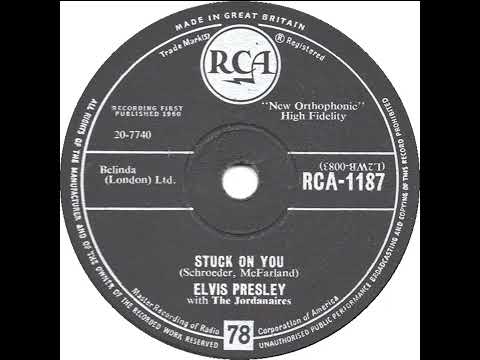 UK no. 1, (107a) Elvis Presley with The Jordanaires - Stuck On You