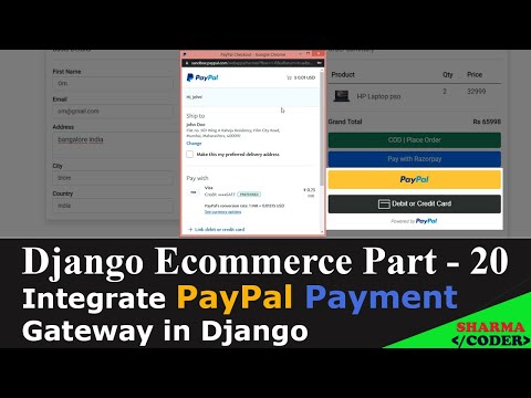 Django Ecommerce Part 20 | How to integrate PayPal Payment Gateway in django | PayPal Smart Buttons
