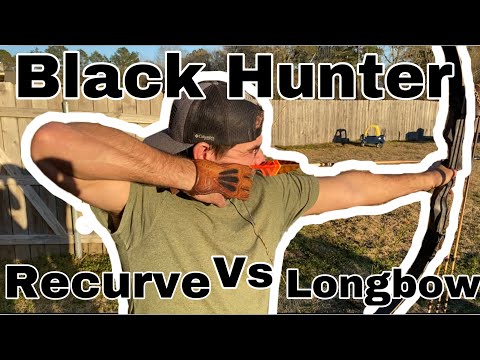 Black Hunter Recurve vs Longbow