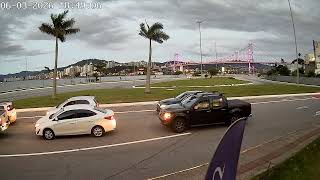 Camera ao vivo Ponte Hercilio Luz - Final de tarde de 06/03/2026