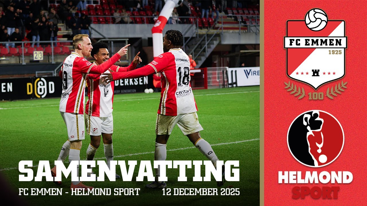 FC Emmen vs Helmond All Goals & Highlights