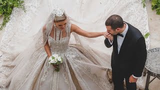 This Bride Wore Not One But TWO ELIE SAAB Wedding Dresses !