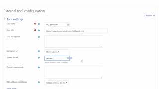 Integrating MyOpenMath with Moodle using LTI