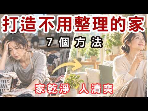 少做家事的秘密 終結整理輪迴 讓家不用一直整理的7 個方法