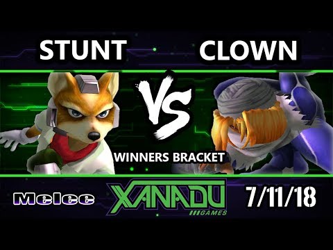 S@X 258 SSBM - Stunt (Fox) Vs. Clown (Sheik) - Smash Melee Winners Bracket