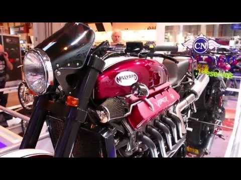 £100,000 ($150,000) 500BHP 8.0L Millyard Viper V10 Motorcycle @ Motorcycle Live 2015