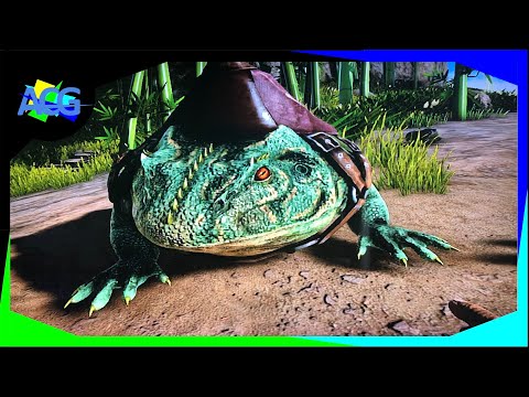 This Frog is a Cementing Paste Machine! Beelzebufo Taming! ARK Lore Ep 6