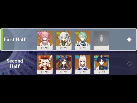 3.6 Spiral Abyss, 5★ Catalyst Team 📖 - (Floor 12, 9★)