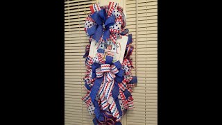 Need a wreath frame? Lets use a paint stir stick!