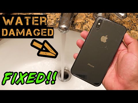 HOW to Fix iPhone X, XS, MAX Water Damage FREE!!