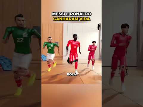 Messi e Ronaldo ganharam vida