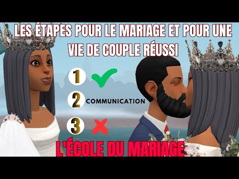 LES ÉTAPES POUR LE MARIAGE ET POUR UNE VIE DE COUPLE RÉUSSI / COMPILATION D'ANIMATION CHRÉTIENNE
