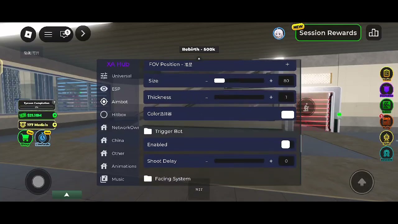 Roblox Universal Script – XA Hub Script Demo – Aimbot, ESP, Fly