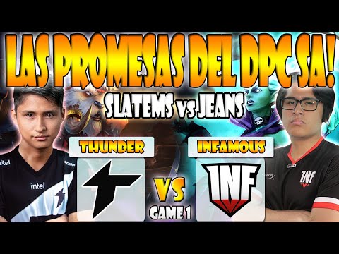 INFAMOUS R VS THUNDER AWAKEN BO3[GAME 1] MR.JEANS VS KNIGHT- DPC SA 2023 TOUR 2:DIVISION 1 - DOTA