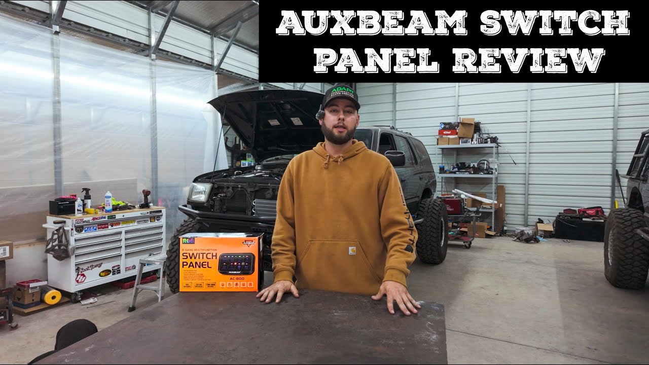 Auxbeam switch panel install and review!
