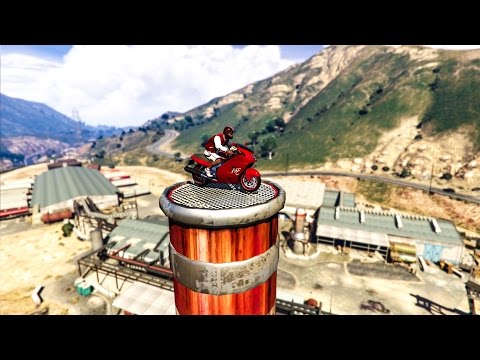 INSANE MOTORBIKE STUNTS! - (GTA 5 Top 10 Stunts)