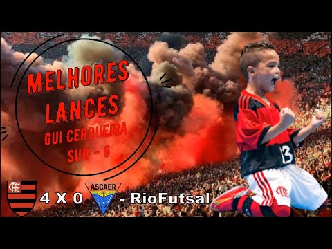 FLAMENGO 4 X 0 ASCAER - CAMPEONATO CARIOQUINHA 2022 - SUB-6 (29/05/22)