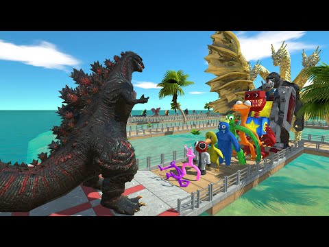 Shin Godzilla vs Ghidorah OASIS DEATH RUN - Animal Revolt Battle Simulator