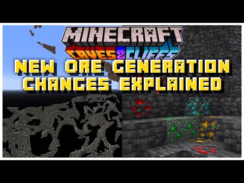 HUGE NEW Ore Generation CHANGES EXPLAINED | Minecraft 1.17 Caves & Cliffs Update