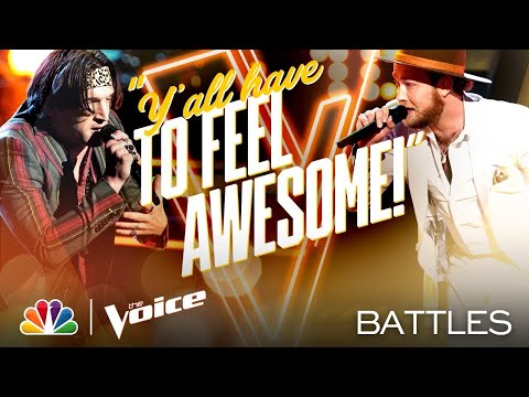 Liam St. John vs. Ryan Berg - Aloe Blacc's "I Need a Dollar" - The Voice Battles 2020