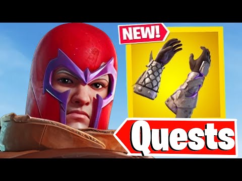 Fortnite COMPLETE MAGNETO Quests - HOW to Unlock ALL Magneto Rewards