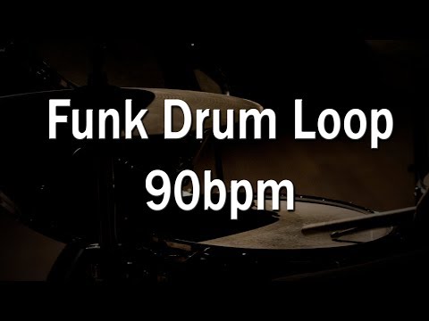 Funk Drum Loop for practicing - 90bpm