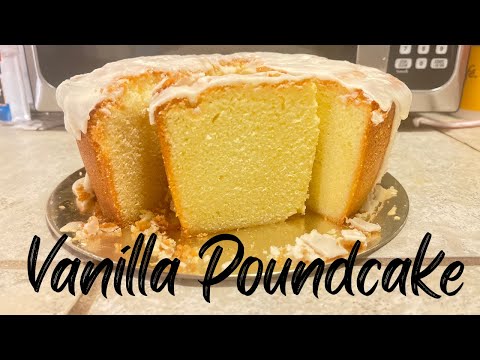 Buttermilk Poundcake Recipe | Vanilla Buttermilk Poundcake  (Old Fashioned)