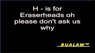 ERASERHEADS CHRISTMAS ALPHABET [unreleased song]