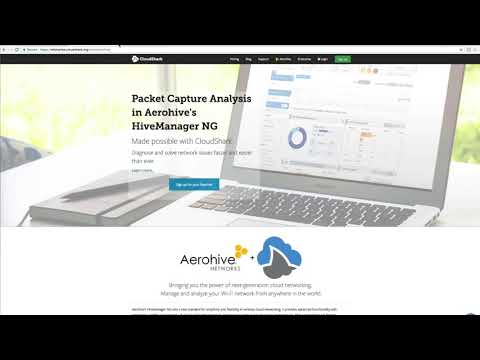 Network Troubleshooting with Aerohive Hivemanager NG and CloudShark