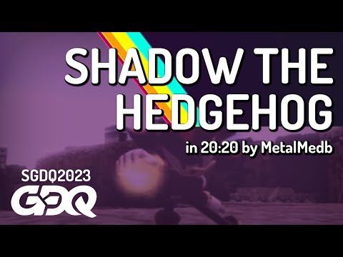 Shadow the Hedgehog by MetalMedb in 20:20 - Summer Games Done Quick 2023