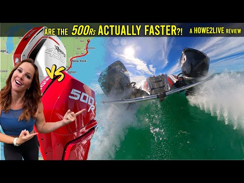 500r Vs 450r Showdown.  Which One Wins On The Same Boat! MTI 440X Outboard Face-off!