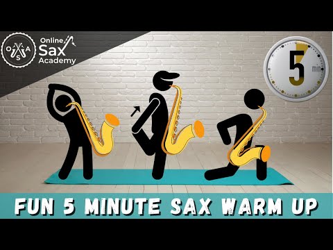 Fun 5-min Sax Warm Up: Improve Your Tone, Tuning and Fingering! #40