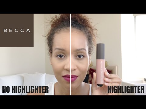 BECCA Shimmering Skin Perfector Liquid Highlighter Review | Rose Gold