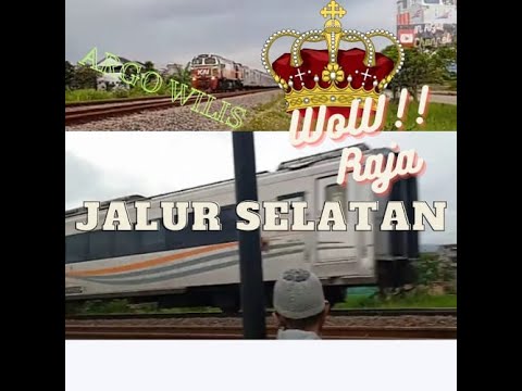 kereta api argo wilis, malabar ngebut melintas masjid al-jabar, cc 206, cc201