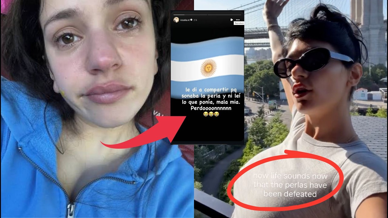 ROSALÍA pide PERDÓN a ARGENTINA y ARGENTINA NO PERDONA