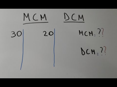 COMO RESOLVER MINIMO COMUN MULTIPLO Y DIVISOR COMUN MAYOR. MCM DCM. ESCUELA SECUNDARIA
