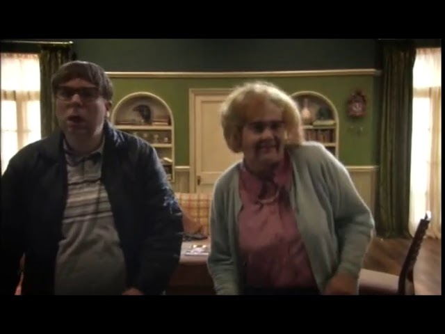 Maureen and David's Superman on Psychoville 2009