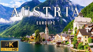 FLYING OVER AUSTRIA (4K UHD) - Relaxing Music With Stunning Beautiful Nature (4K Video Ultra HD)