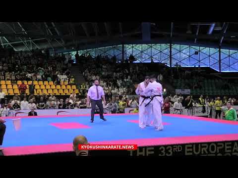 33rd EC IKO, 1/16 -80 Hargaz Kamel (Algeria) - Bence Draga (Hungary, aka)