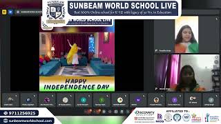 Sunbeam World School as we celebrated Independence Day with the esteemed Lt Col Jhilmil Mukherjee🎖️✨