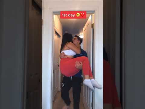 1 Week Of Living Together VS 1 Year😂 #shorts