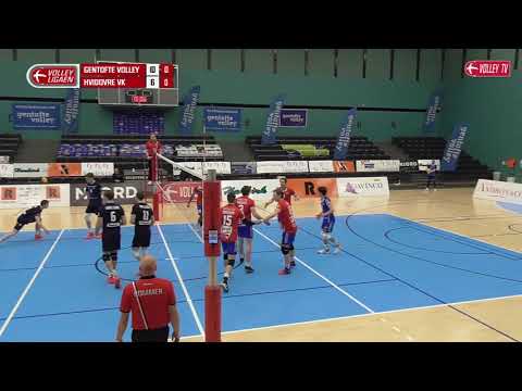 Gentofte Volley vs Hvidovre VK.  3. DM semifinale 27-03-2021
