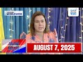 Unang Balita Sa Unang Hirit AUGUST 7 2025 HD